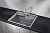 Кухонная мойка Granula Kitchen Space KS-6003, алюминиум