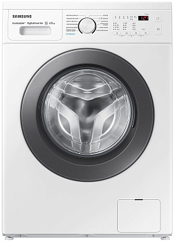Стиральная машина Samsung WW65A4S21VE/LP, белый корпус серебряный люк
