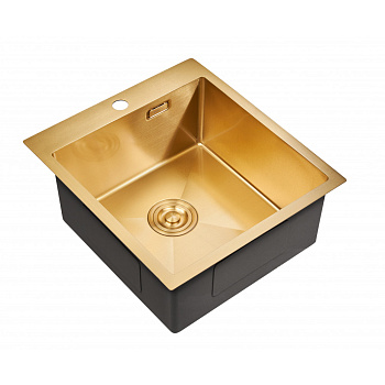 Мойка для кухни Milacio Denia 46 Steel золото