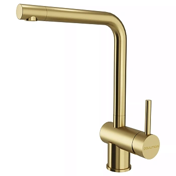 Смеситель для кухни Paulmark Spring, светлое золото, Sp212067-LG