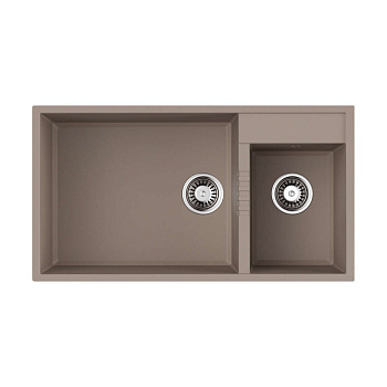 Мойка Omoikiri Tedori 85-2-U-SA Tetogranit/бежевый
