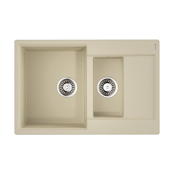 Мойка Omoikiri Daisen 78-2T-BE Tetogranit/ваниль