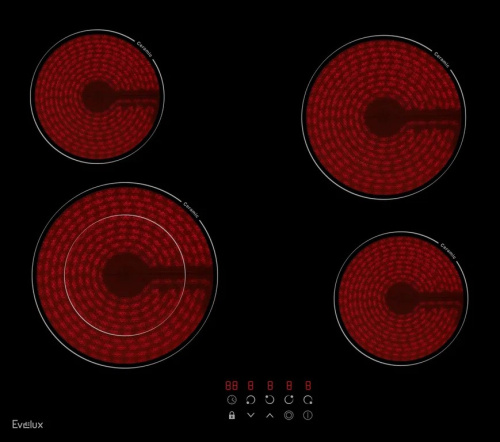Варочная панель электрическая Evelux HEV 641 B