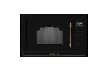 Встраиваемая микроволновая печь Meferi MMO6025BK RETRO