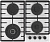 Газовая варочная панель Gorenje GTW642SYW