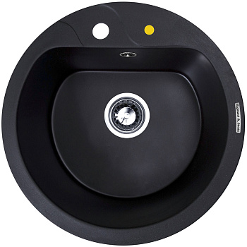 Кухонная мойка Zigmund & Shtain KREIS 505 F ЧЕРН.БАЗАЛЬТ