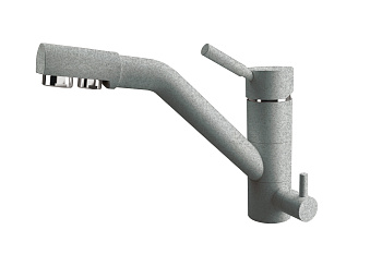 Смеситель Dr. Gans ДУЭТ Базальт (с чистой водой)