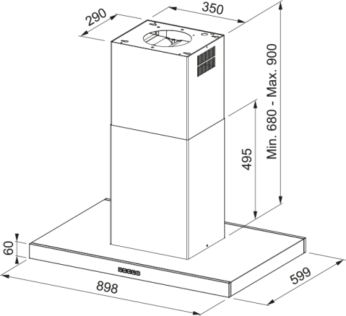 Вытяжка Franke TALE 905 I XS