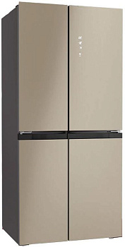 Холодильник LEX LCD450 Brown satin Cross Door
