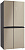 Холодильник LEX LCD450 Brown satin Cross Door