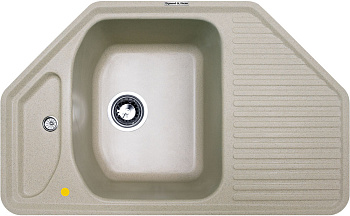 Кухонная мойка Zigmund & Shtain ECKIG 800 РЕЧН.ПЕСОК