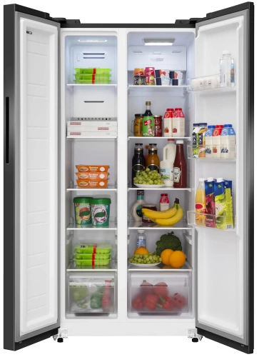 Холодильник с инвертором Meferi MFR78BK TOTAL NO FROST SIDE BY SIDE ULTRA