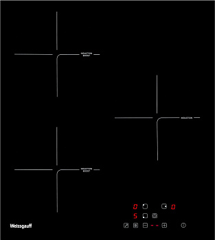 Стеклокерамическая панель Weissgauff HI 430 B