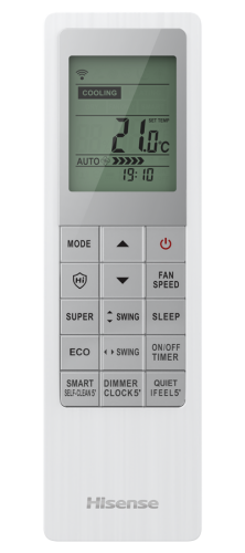 сплит-система Hisense SILVER CRYSTAL SUPER DC Inverter 2025 AS-13UW4RVETG01(S) WI-FI