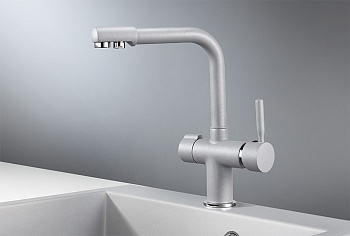 Смеситель для кухни Granula GR-2088, алюминиум