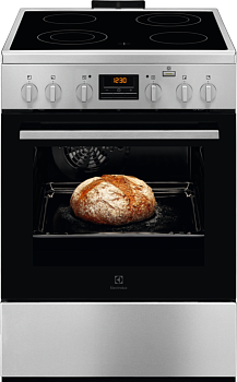 Плита электрическая Electrolux RKR660203X нержавеющая сталь/черный