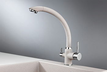 Смеситель для кухни Granula GR-2167, антик