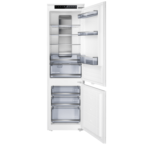 Холодильник-морозильник встраиваемый MAUNFELD MBF17754NFWHGR LUX