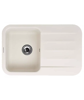 Кухонная мойка Kuppersberg LIRA 1B1D WHITE