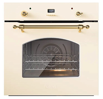 Духовой шкаф ILVE OV60-SNE3/AWG antiq white (ручки латунь)