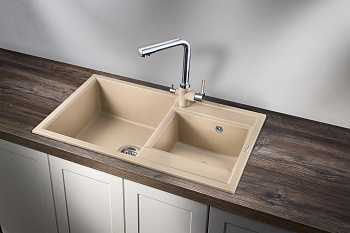 Кухонная мойка Granula Гранула GR-8201, песок