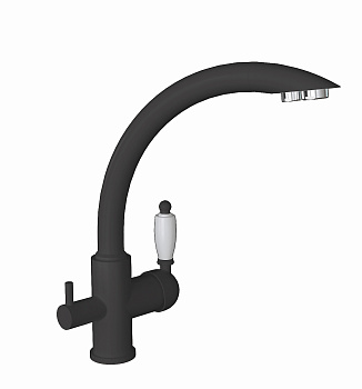 Кухонный смеситель Florentina Шале Антрацит