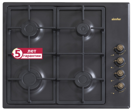 Газовая варочная панель Simfer H60Q40L420
