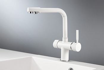 Смеситель для кухни Granula GR-2088, арктик