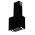 Наклонная вытяжка KRONA AURA 600 FRAME BLACK S