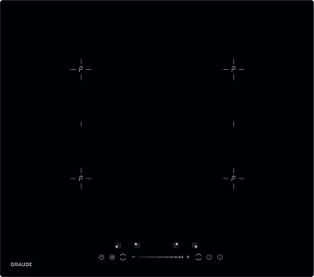 Черная индукционная варочная панель Graude IK 60.2 B