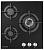Газовая варочная поверхность LEX GVG 430 BLACK