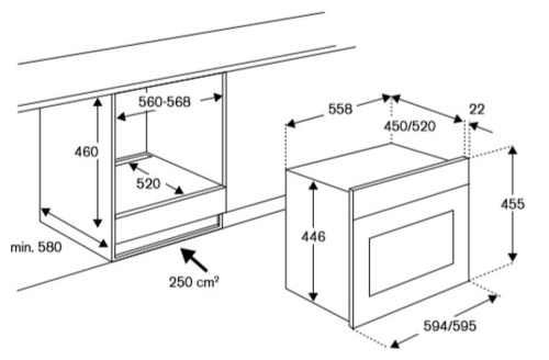 Духовой шкаф Bertazzoni комбинированный с СВЧ F457MODMWTN