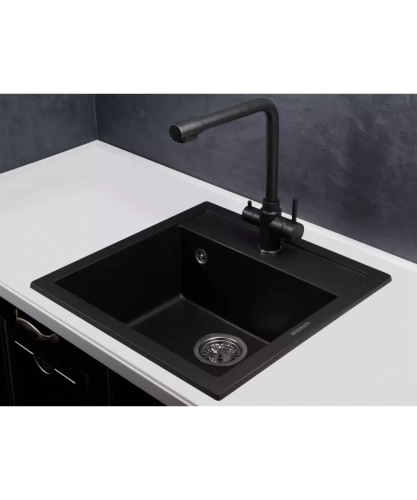 Кухонный смеситель Kuppersberg Geo KG2385CR BLACK