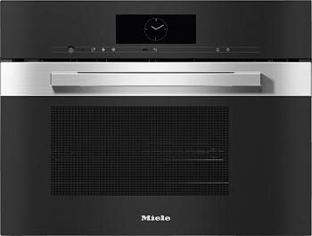 Пароварка встраиваемая с СВЧ Miele DGM7840 CLST сталь