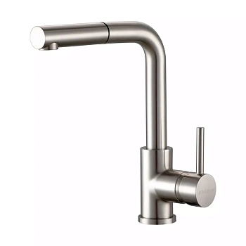 Смеситель для кухни Paulmark KASSEL, брашированная сталь, Ka214311-BS