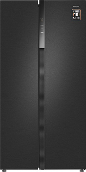 Холодильник Weissgauff WSBS 550 Inverter NoFrost Dark Grey