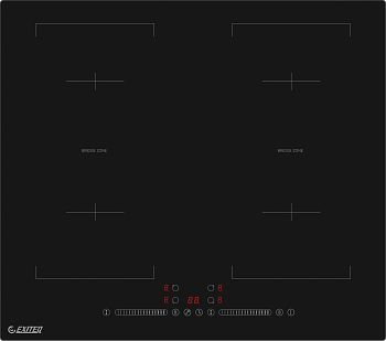 Электрическая варочная поверхность Exiteq EXH-504IB