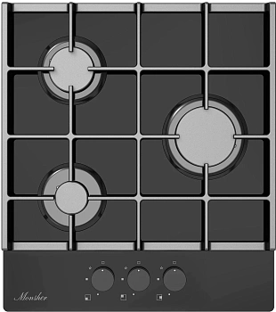 Газовая варочная панель Monsher MGG 42 Noir
