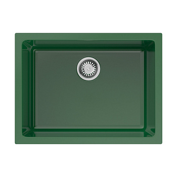 Мойка Omoikiri Okinoshima 61-U/I-RG Glossy Natceramic/royal green глянцевый