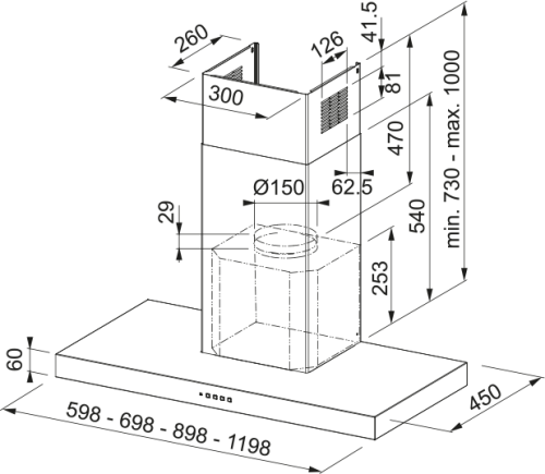 Вытяжка Franke FDF EV8 60 XS