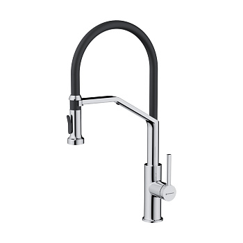 Смеситель Omoikiri Makkari 2 Plus-SB-C-BL латунь/хром/черный