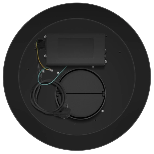 Цилиндрическая островная вытяжка MEFERI TUBE35BK ISLA ULTRA