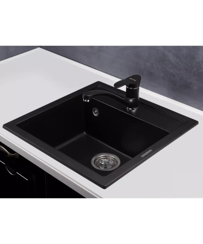Кухонный смеситель Kuppersberg TOPAZ KG2560 BLACK METAL