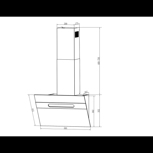 Вытяжка FRANKE STERLING WH 60