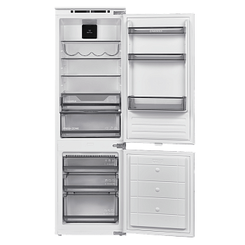 Холодильник-морозильник встраиваемый MAUNFELD MBF177NFFWGR Inverter