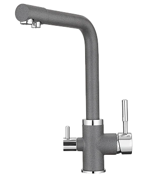 Кухонный смеситель Kuppersberg GEOS DARK ROCK