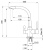 Смеситель для кухни Granula GR-2167, пирит