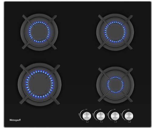 Газовая панель Weissgauff HG 640 BG