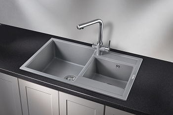 Кухонная мойка Granula Гранула GR-8201, алюминиум