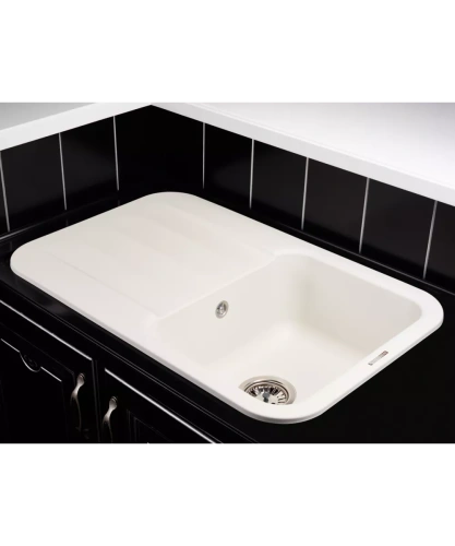 Кухонная мойка Kuppersberg LIRA 1B1D WHITE
